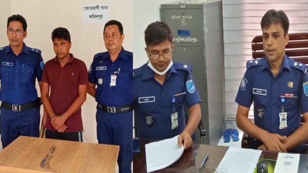 ফরিদপুরে চাঞ্চল্যকর হত্যা মামলার আসামি গ্রেফতার