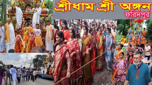 ভক্তবৃন্দের পদচারনায় মুখোরিত রথযাত্রা উৎসব