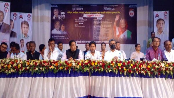 যুবলীগের সুবর্ণজয়ন্তী উপলক্ষে ৫ জেলার নেতৃবৃন্দের নিয়ে প্রস্তুতি