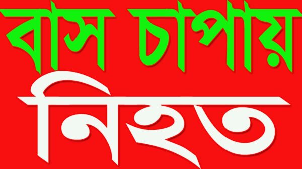 বোয়ালমারীতে বাস চাপায় স্বাস্থ্য কমপ্লেক্সের কর্মী নিহত