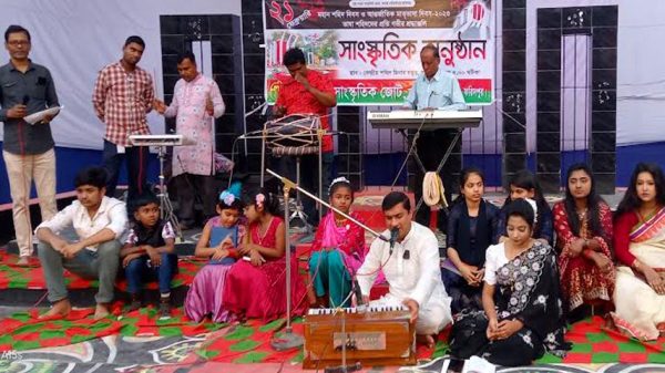 মধুখালীতে সম্মিলিত সাংস্কৃতিক জোটের সাংস্কৃতিক অনুষ্ঠান