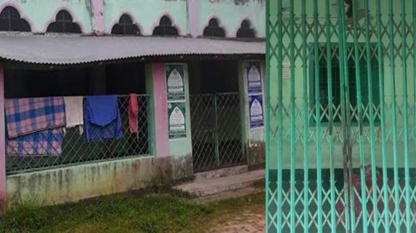 শৌলডুবী তালুুকদার বাড়ি জামে মসজিদে দুর্র্ধষ চুরি
