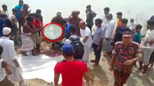 ভাঙ্গায় আড়িয়াল খাঁ নদে মামার সাথে গোসল করতে এসে লাশ হলেন ভাগিনা