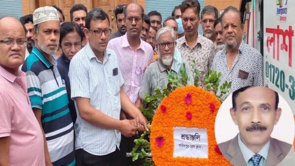 সাংবাদিক এম এ আজিজ এর দাফন সম্পন্ন