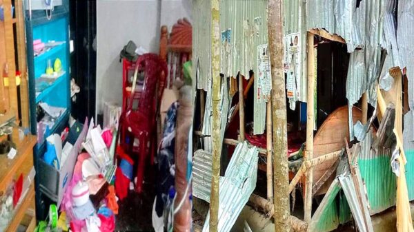 সালথায় সংঘর্ষের ঘটনায় বসতঘর ভাংচুর ও লুটপাট