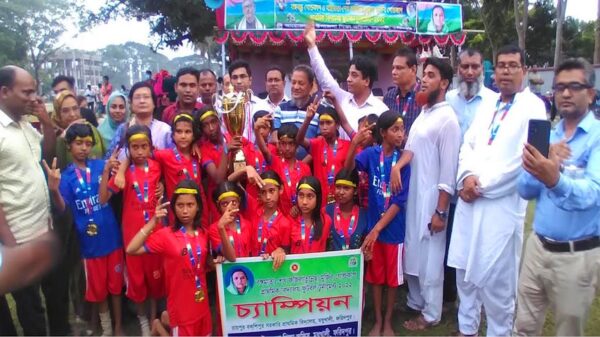 মধুখালী উপজেলা পর্যায়ের ফাইনাল খেলা অনুষ্ঠিত