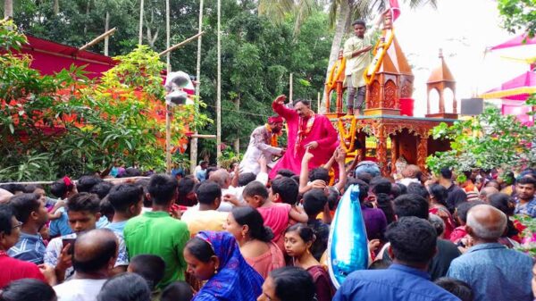 মধুখালীতে জগন্নাথ দেবের রথযাত্রায় মহোৎসব