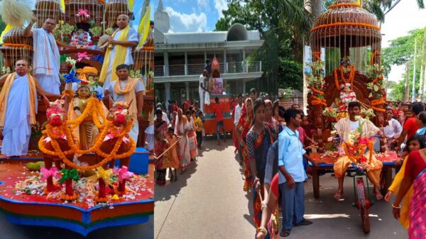 ফরিদপুরে উল্টোরথ উৎসব অনুষ্ঠিত