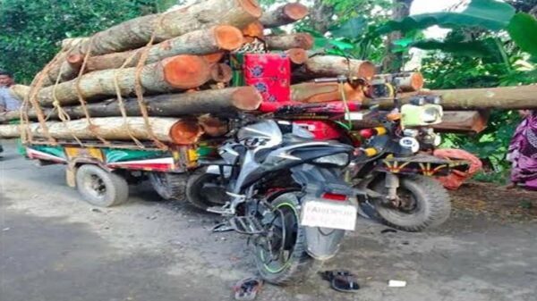 নছিমন চাপায় মোটরসাইকেল আরোহী নিহত