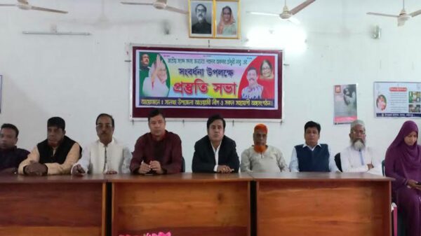 লাবু চৌধুরীর সংবর্ধনা উপলক্ষে আ'লীগের প্রস্তুতি