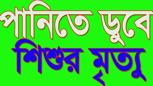 সালথায় পানিতে ডুবে শিশুর মৃত্যু