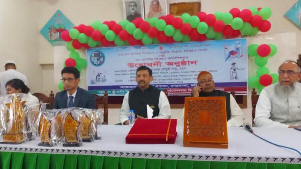 নগরকান্দায় মেলা উদ্বোধন করেন এমপি লাবু চৌধুরী