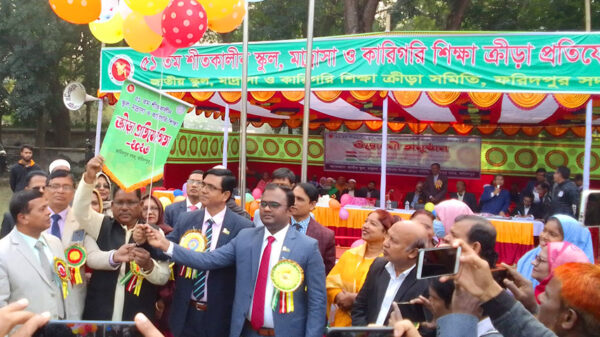ফরিদপুরে শীতকালীন ক্রীড়া প্রতিযোগিতার উদ্বোধন