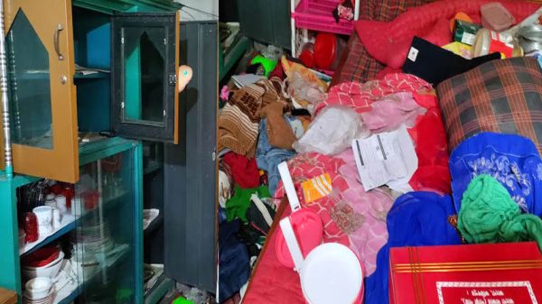 নগরকান্দায় প্রবাসীর বাড়িতে দুর্র্ধষ চুরি