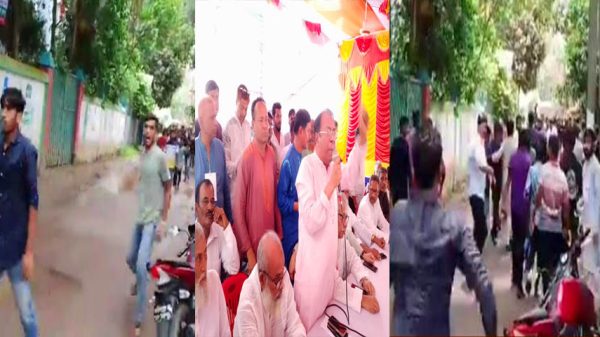 বোয়ালমারীতে পুলিশ-বিএনপির ধাওয়া পাল্টা ধাওয়া