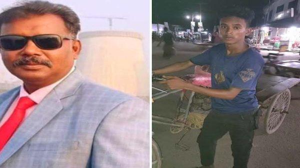 এতিম ভ্যান চালক আলআমিনের পড়াশোনার দায়িত্ব নিলেন অধ্যক্ষ লিটন