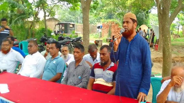 আদর্শ গ্রামে রুপান্তরের অঙ্গীকার নিয়ে মধুখালীতে প্রতিবাদ