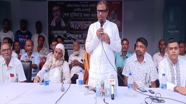 উন্নয়নের ধারা অব্যাহত রাখতে নৌকা প্রতিকে ভোট দেয়ার আহ্বান লিয়াকত শিকদারের