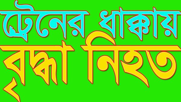 ট্রেনের ধাক্কায় বৃদ্ধা নিহত