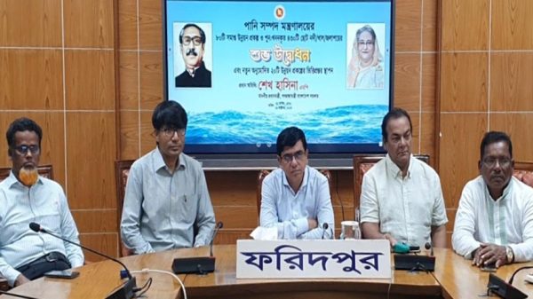 কুমার নদ পুন:খনন ও মধুমতীর তীর সংরক্ষণ কাজের উদ্বোধন করলেন প্রধানমন্ত্রী