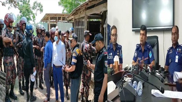 মধুখালীতে পুনরায় বিজিবি মোতায়েন : পুলিশ সুপারের সংবাদ সম্মেলন