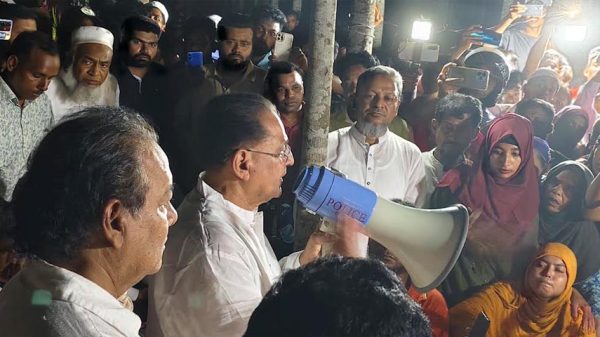 পঞ্চপল্লীর ঘটনাস্থল পরিদর্শনে দুই মন্ত্রী