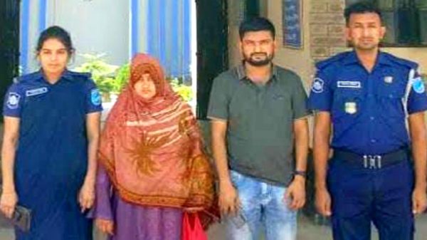 সালথায় মানবপাচার মামলায় নারী গ্রেপ্তার